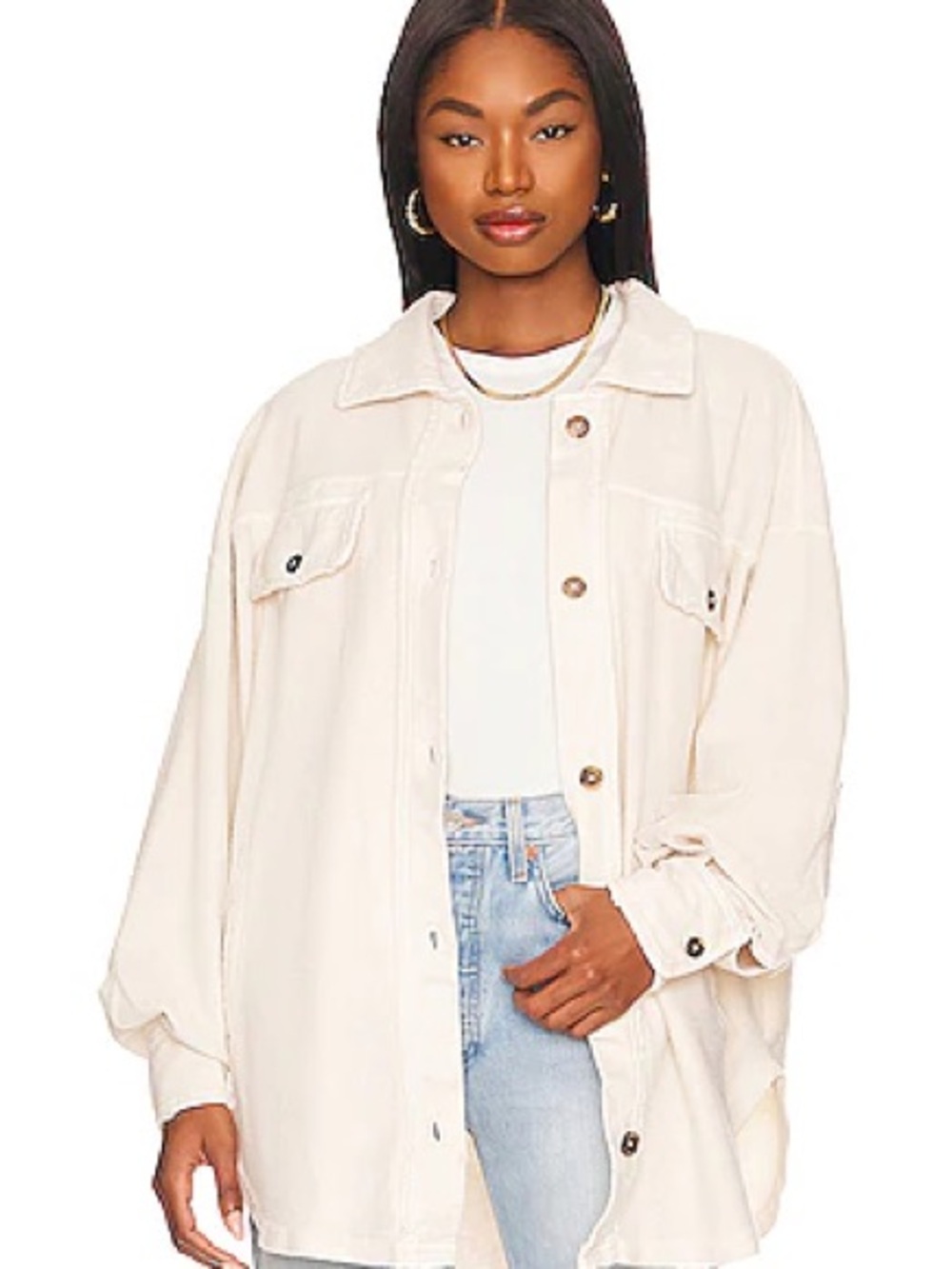 Free People Ruby Jacket in Champagne Dreams size Large